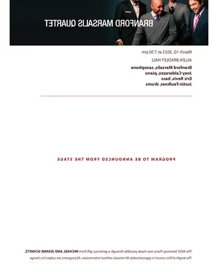 Branford Marsalis Quartet & Dianne Reeves